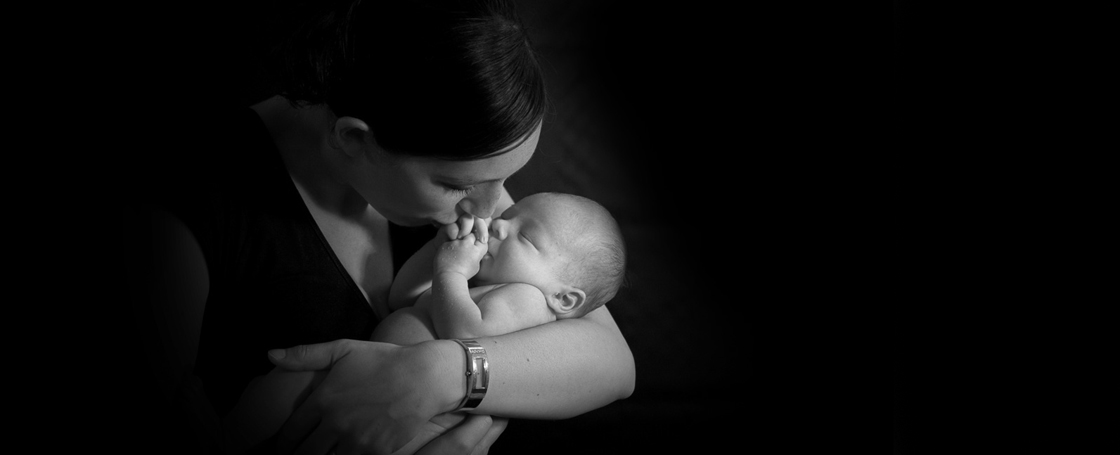 Baby en buik (newborn) reportages bij Studio Mariska